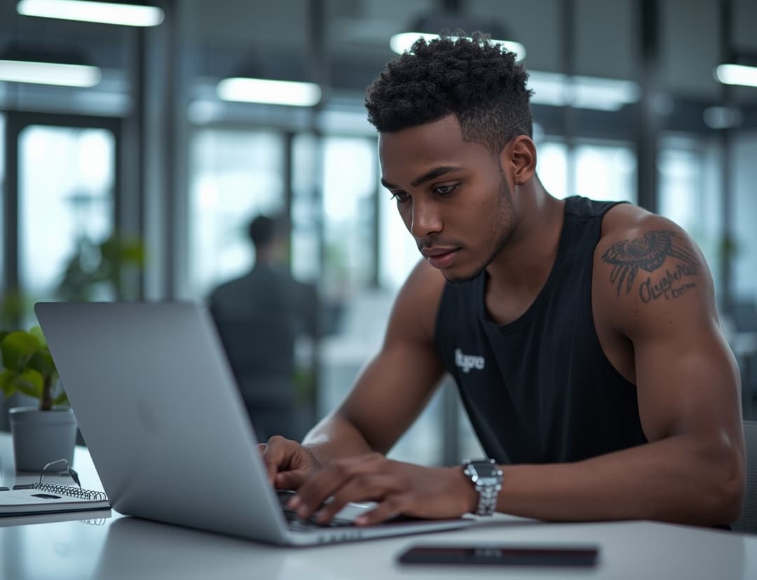 Soccer players in action